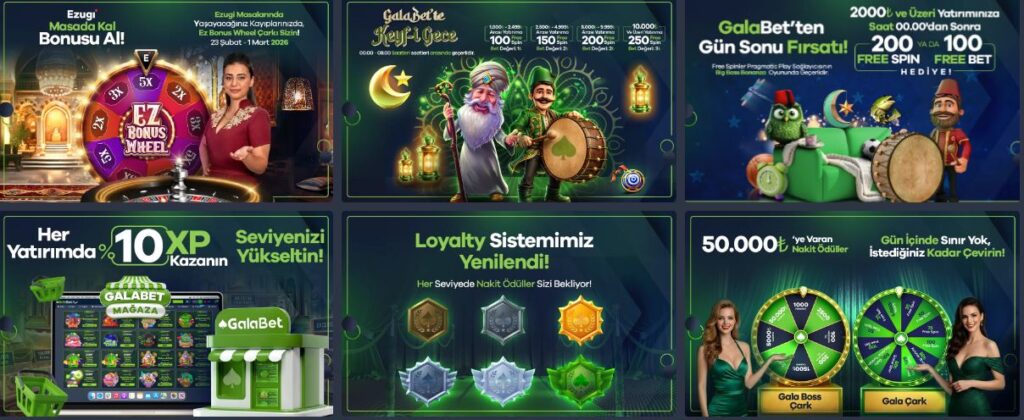 galabet bonusları