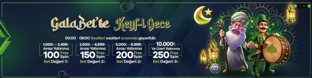 galabet çark çevir